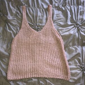 Knitted  tank top